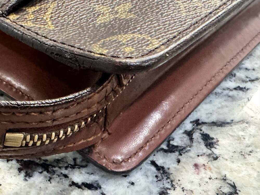 Louis Vuitton Monogram Pochette Homme Clutch Bag Vintage 1993 France - Picture 7 of 13